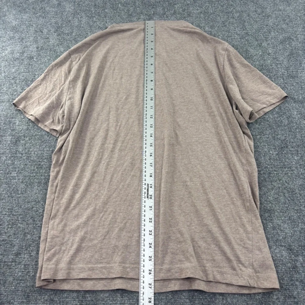 Banana Republic T-Shirt Large Brown Air Balloon Diagram Graphic Mens